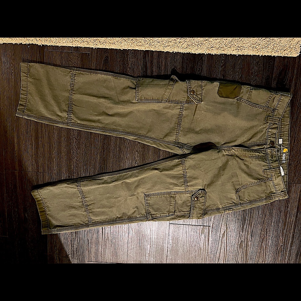 CARHARTT Olive Green Carpenter’s Pants